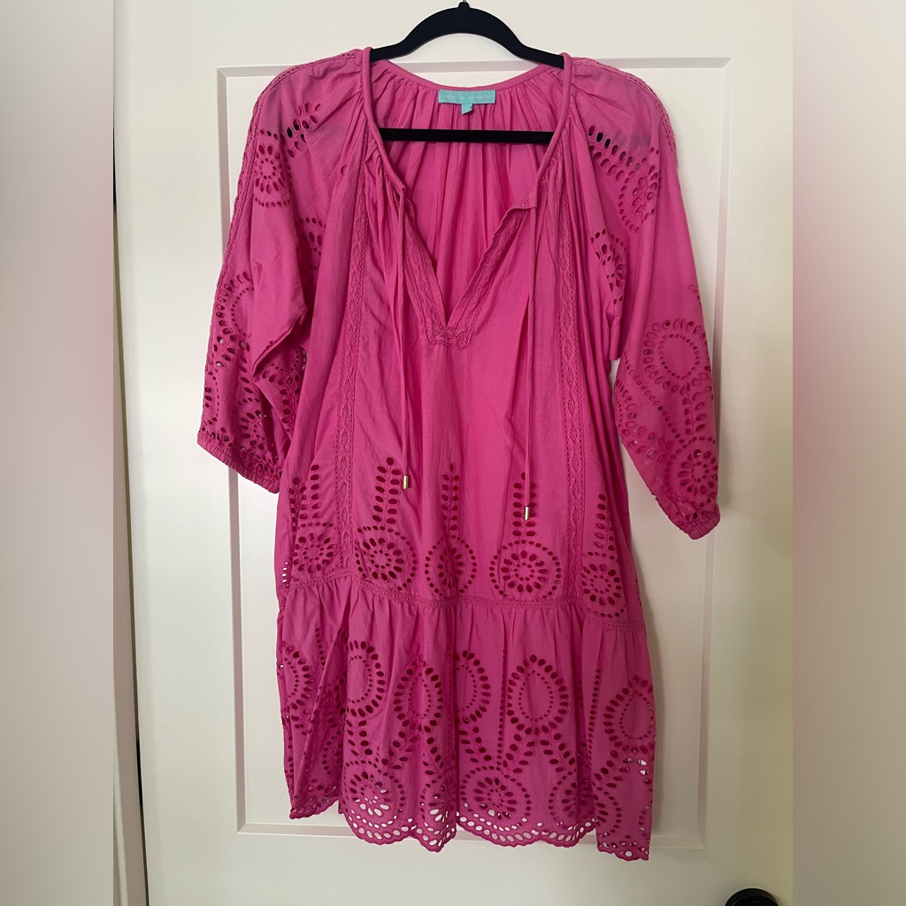 Melissa Odabash Ashley Kaftan Pink Size S, 100% Cotton